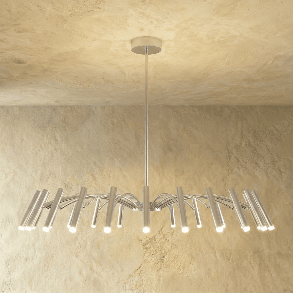 Freyza - Luminara | Elegant Modern Wrought Iron Dining Room Chandelier Light