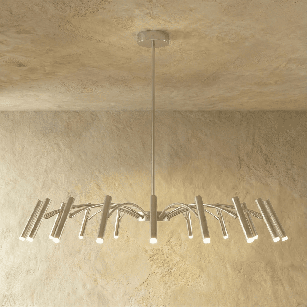 Freyza - Luminara | Elegant Modern Wrought Iron Dining Room Chandelier Light