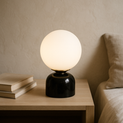Luminara | Elegant Scandinavian Marble LED Table Lamp for Bedroom 0
