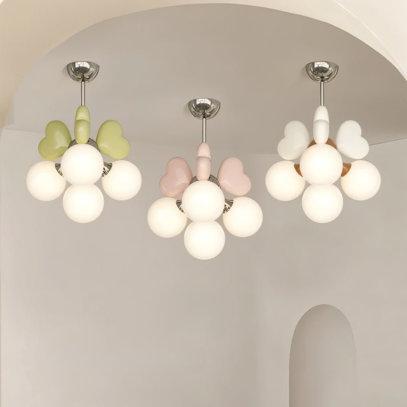 Freyza - Elegant Sculptural Modern Chandelier with Glass Accents