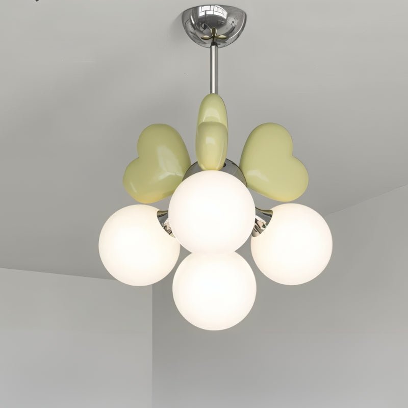 Freyza - Elegant Sculptural Modern Chandelier with Glass Accents