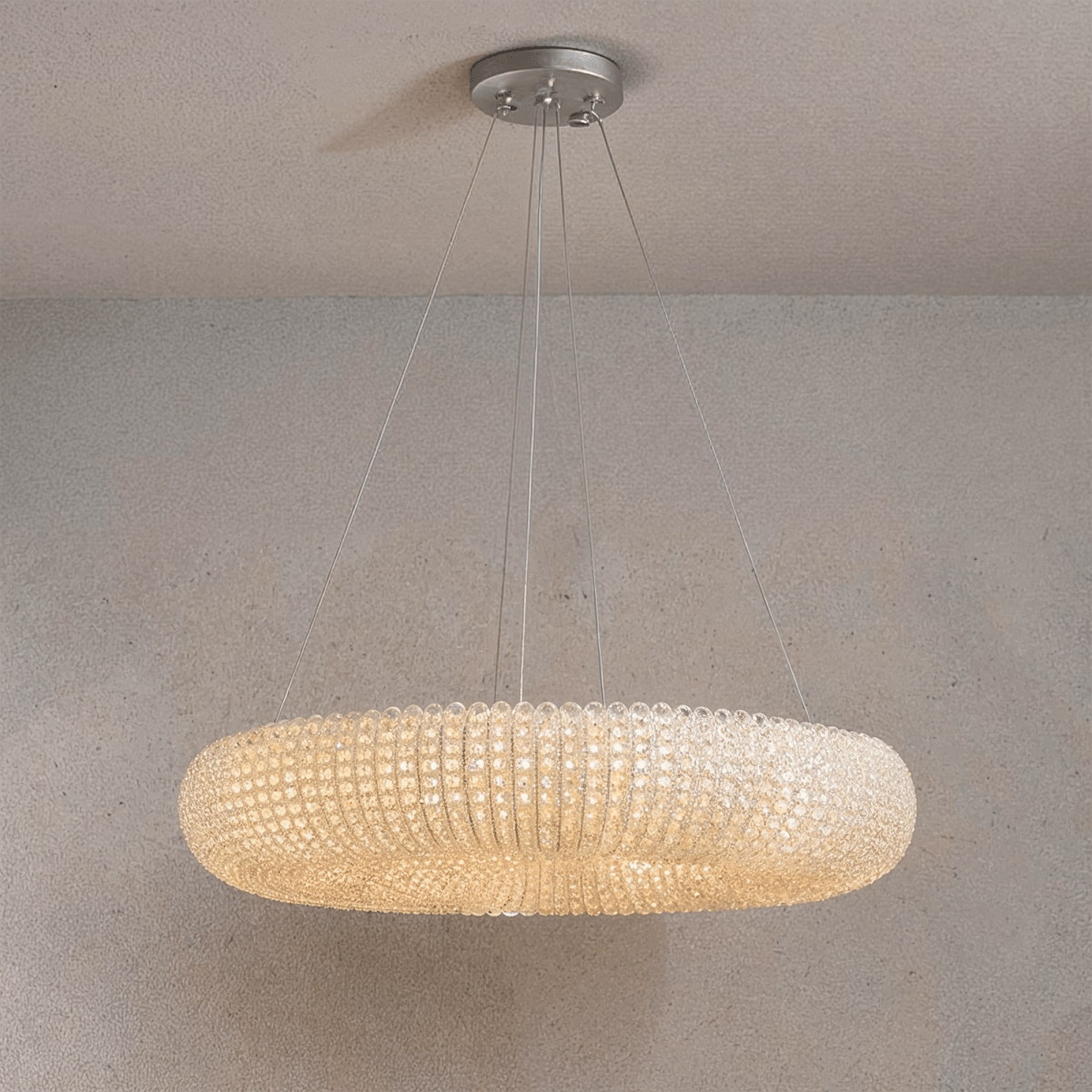 Freyza - Luminara | Elegant Timeless Brass Tapered Shade Chandelier