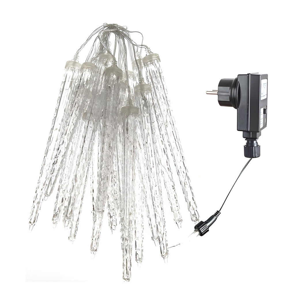 Luminara | Elegant Waterproof Solar LED Icicle String Lights 8