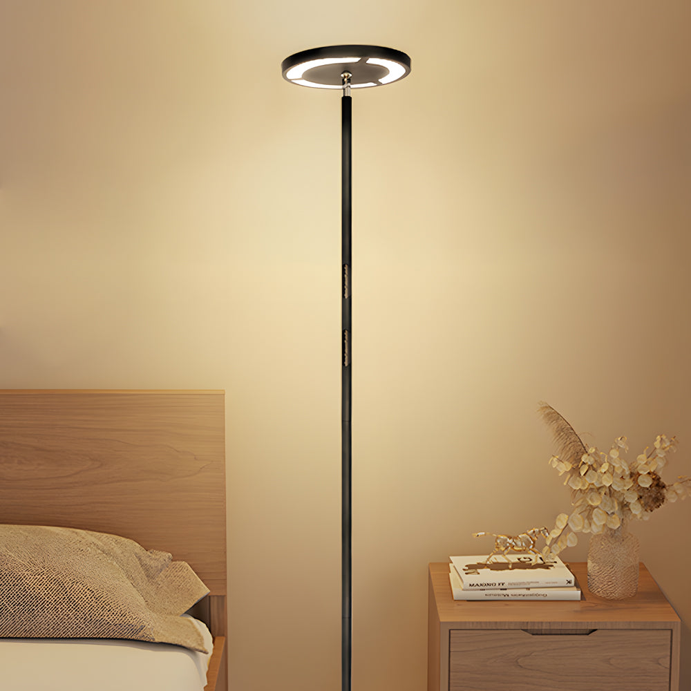 Luminara | Modern Adjustable Black Floor Lamp with RGB Lighting 2