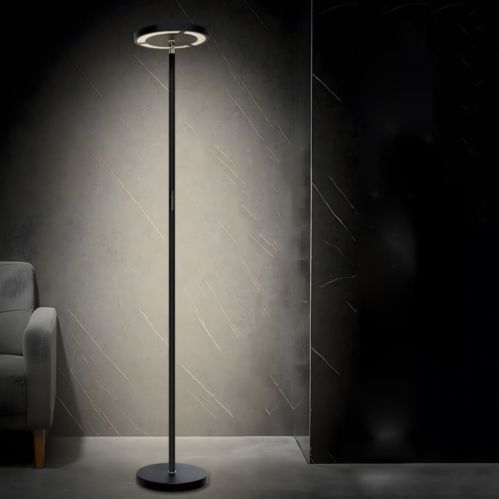 Luminara | Modern Adjustable Black Floor Lamp with RGB Lighting 3