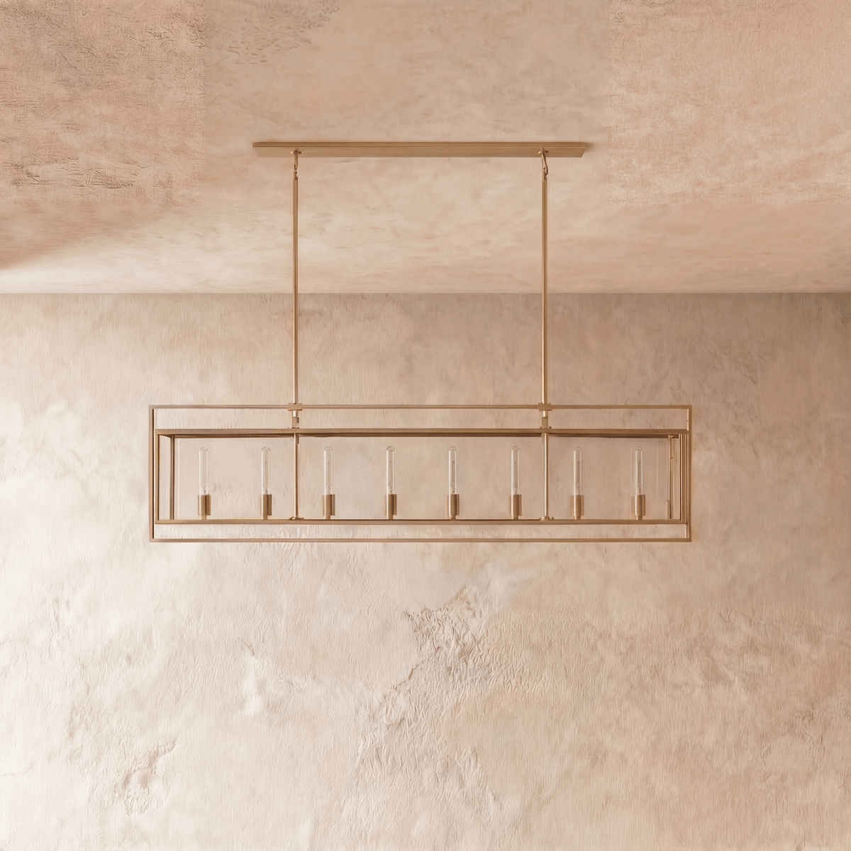Freyza - Luminara | Modern Black Glass and Metal Dining Room Chandelier