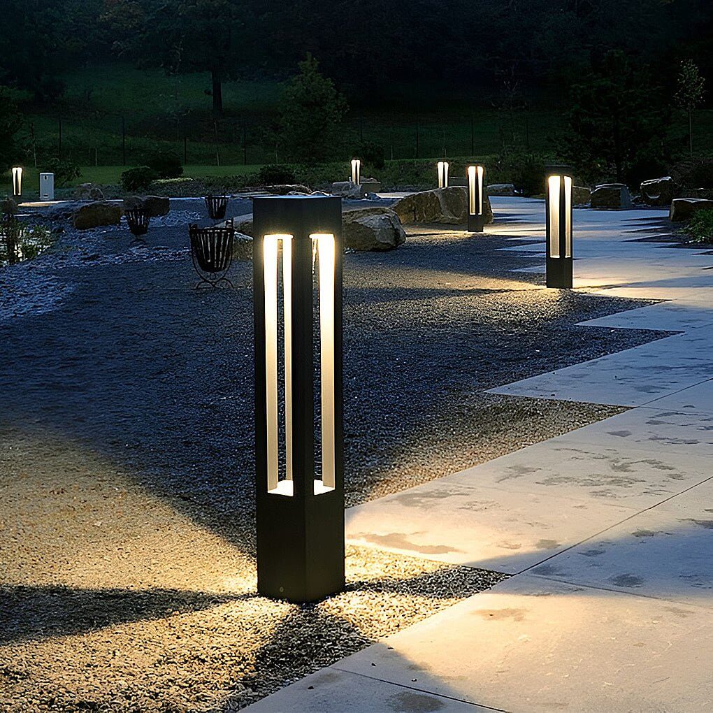 Luminara | Modern Durable Black Aluminum Landscape Light for Outdoor Spaces 0