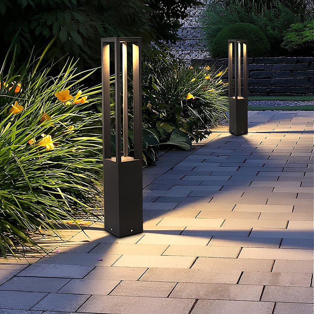 Luminara | Modern Durable Black Aluminum Landscape Light for Outdoor Spaces 1