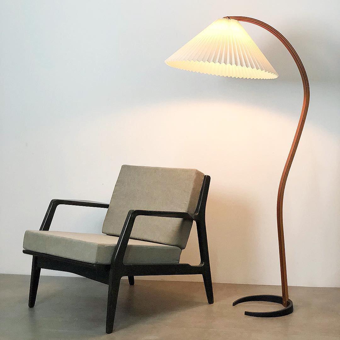 Freyza - Luminara | Modern Elegant Beech Wood Floor Lamp for Living Room