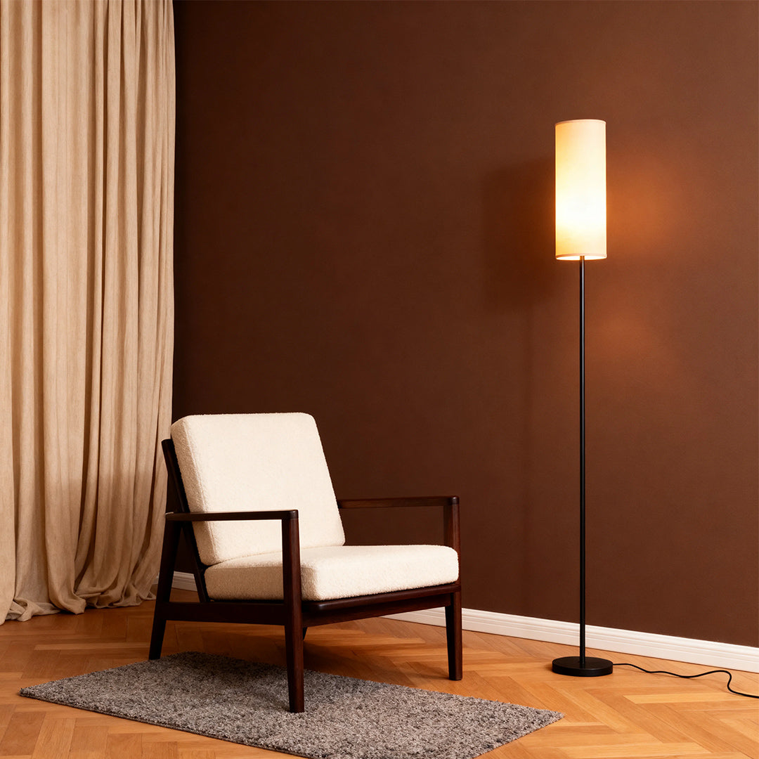 Luminara | Modern Elegant Black Floor Lamp with Tri-Color Lighting 2