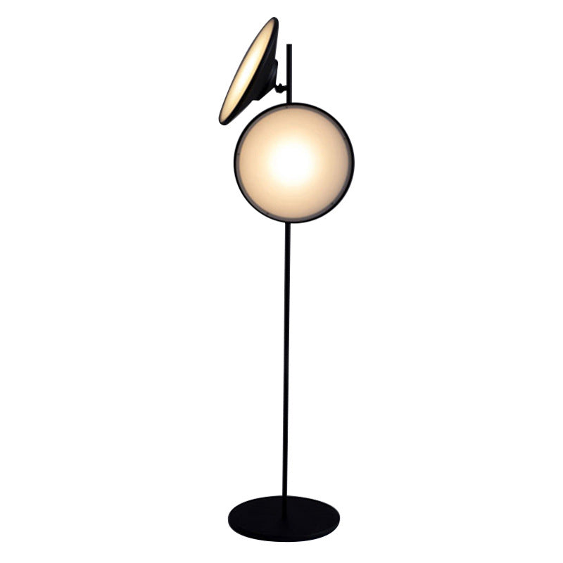 Freyza - Luminara | Modern Elegant Black Iron Standing Floor Lamp for Living Room