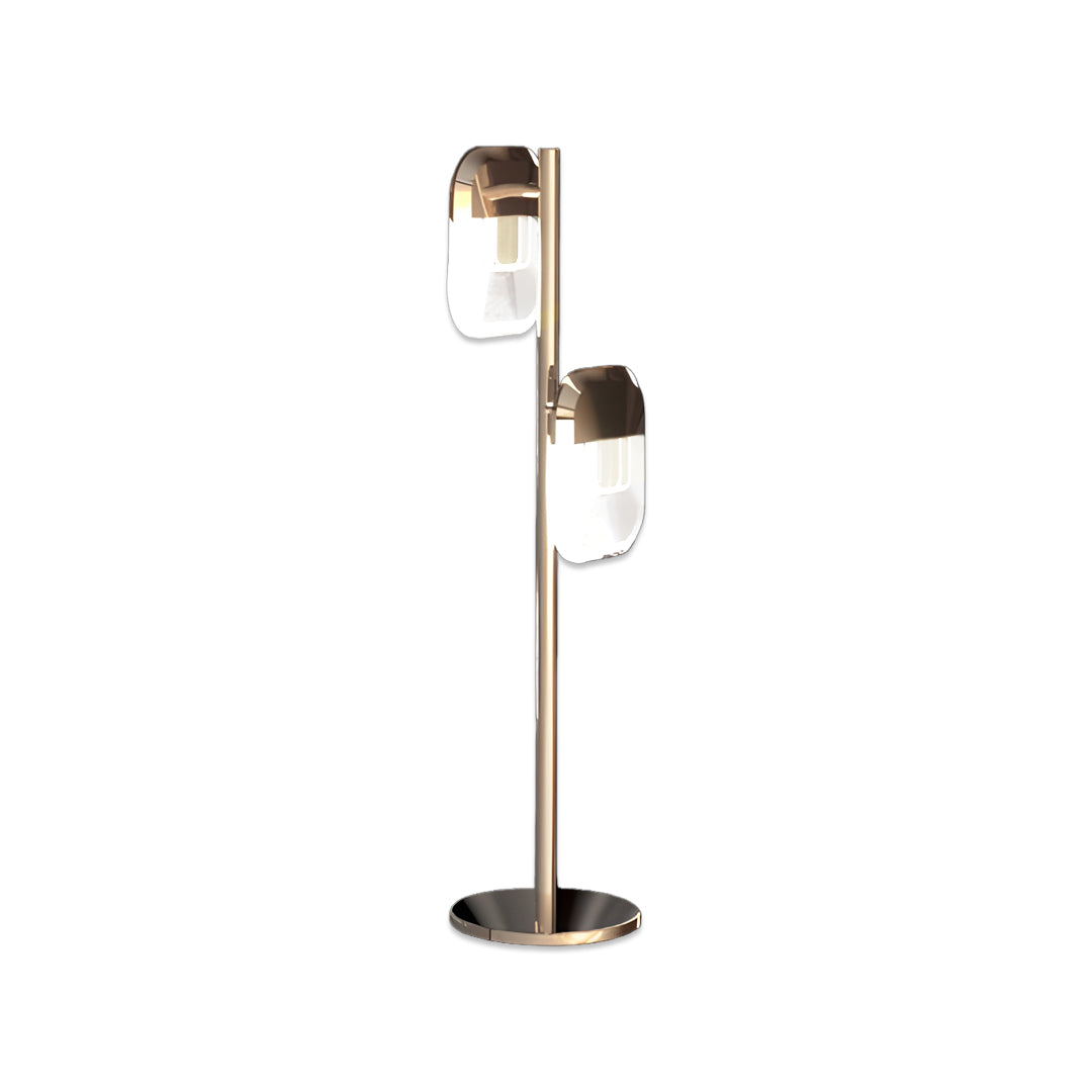 Luminara | Modern Elegant Gold Floor Lamp with Crystal Accents 5