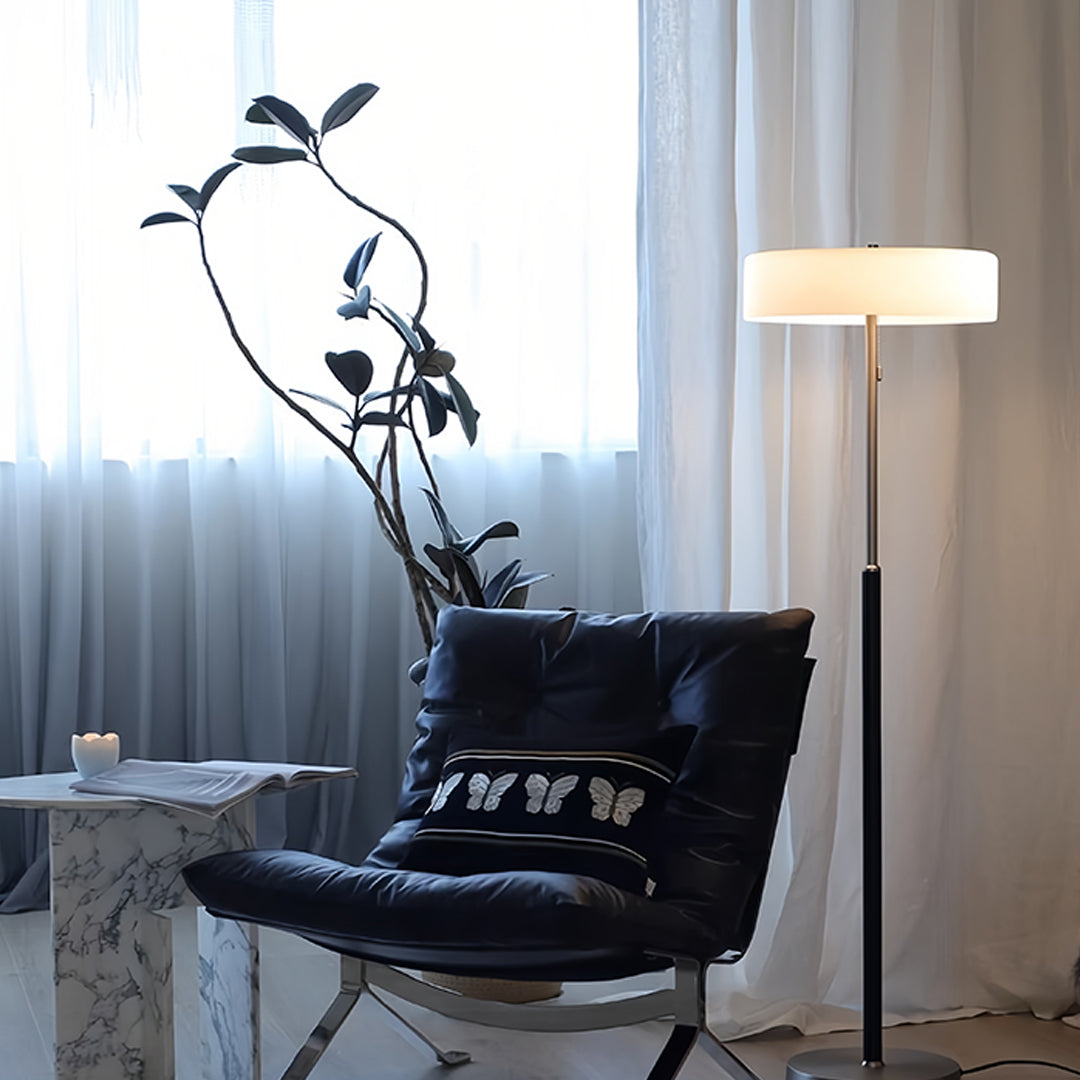 Luminara | Modern Elegant LED Floor Lamp with Frosted Glass Shade 1