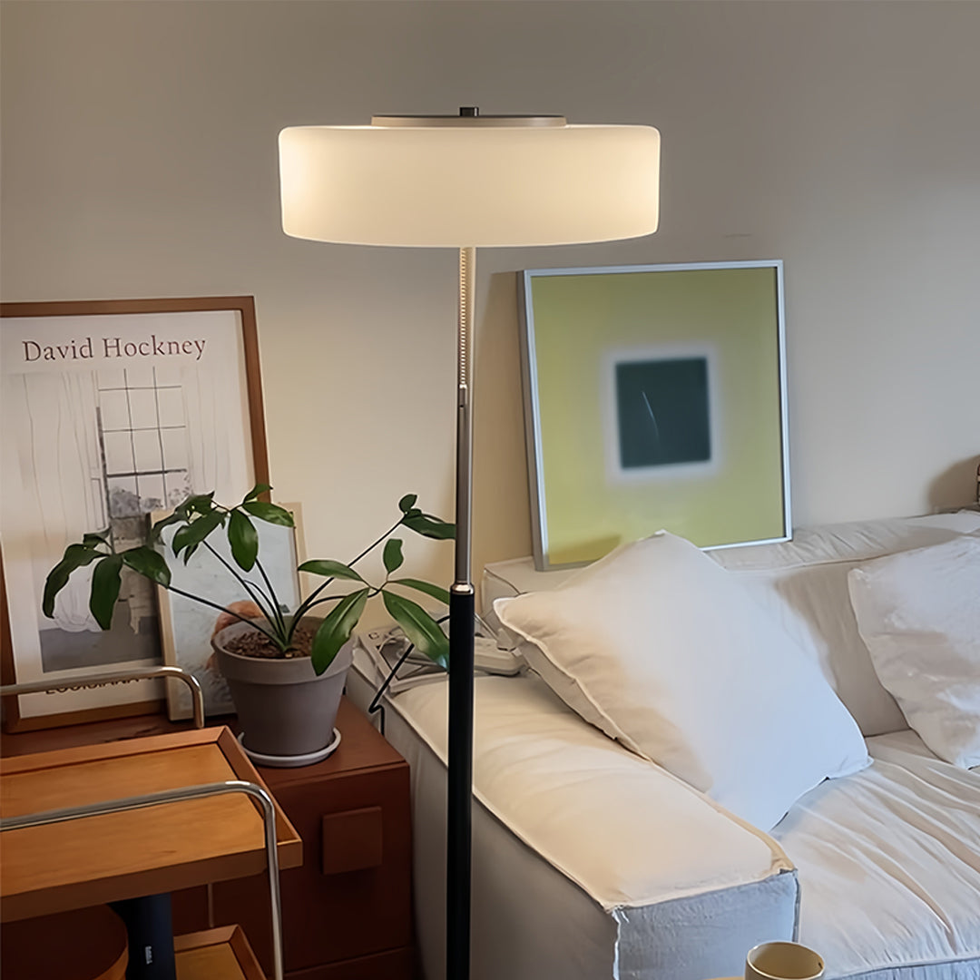 Luminara | Modern Elegant LED Floor Lamp with Frosted Glass Shade 4