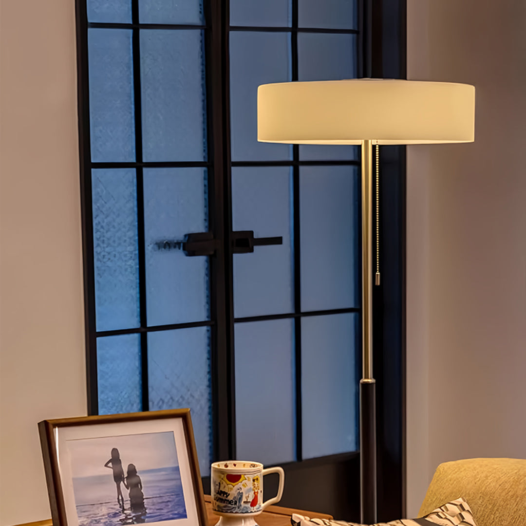 Luminara | Modern Elegant LED Floor Lamp with Frosted Glass Shade 6