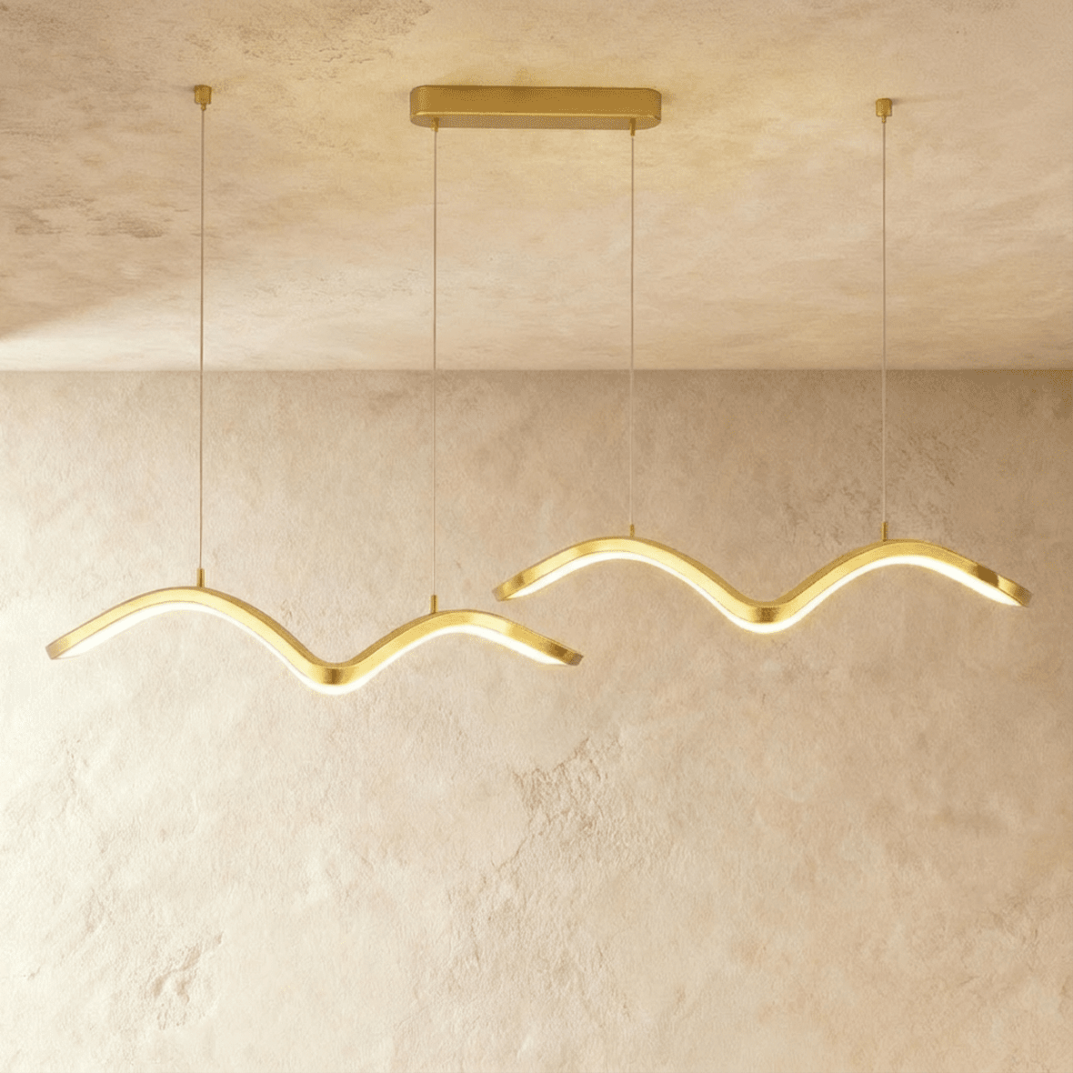 Freyza - Luminara | Modern Elegant Linear Chandelier Light with Adjustable Brightness