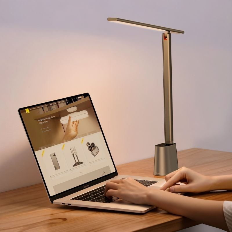 Luminara | Modern Minimalist Aluminum Table Lamp for Desk or Bedside 1
