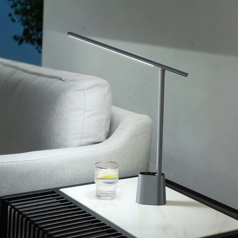 Luminara | Modern Minimalist Aluminum Table Lamp for Desk or Bedside 2