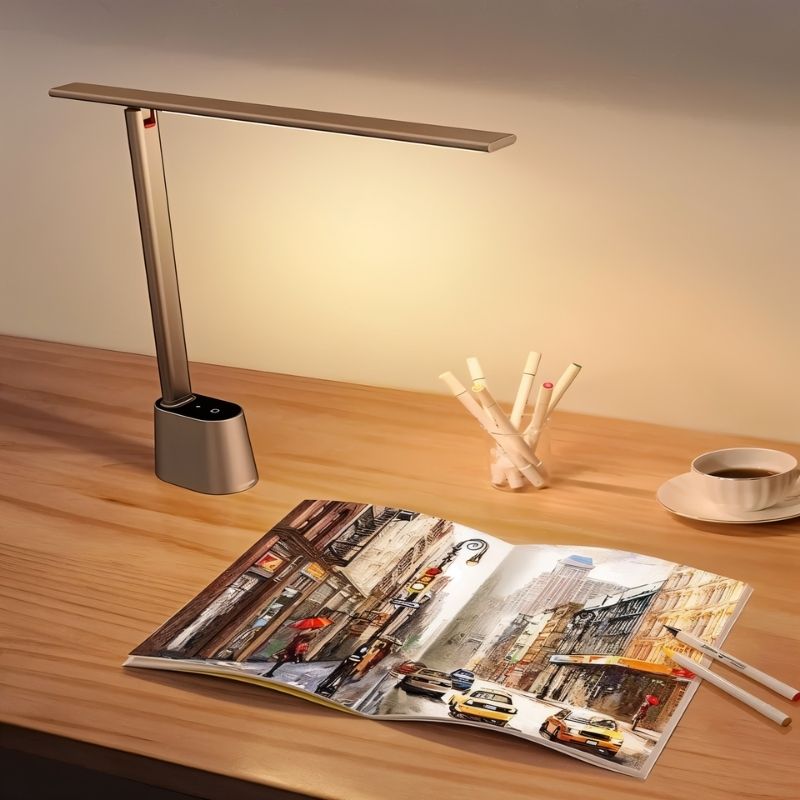 Luminara | Modern Minimalist Aluminum Table Lamp for Desk or Bedside 3
