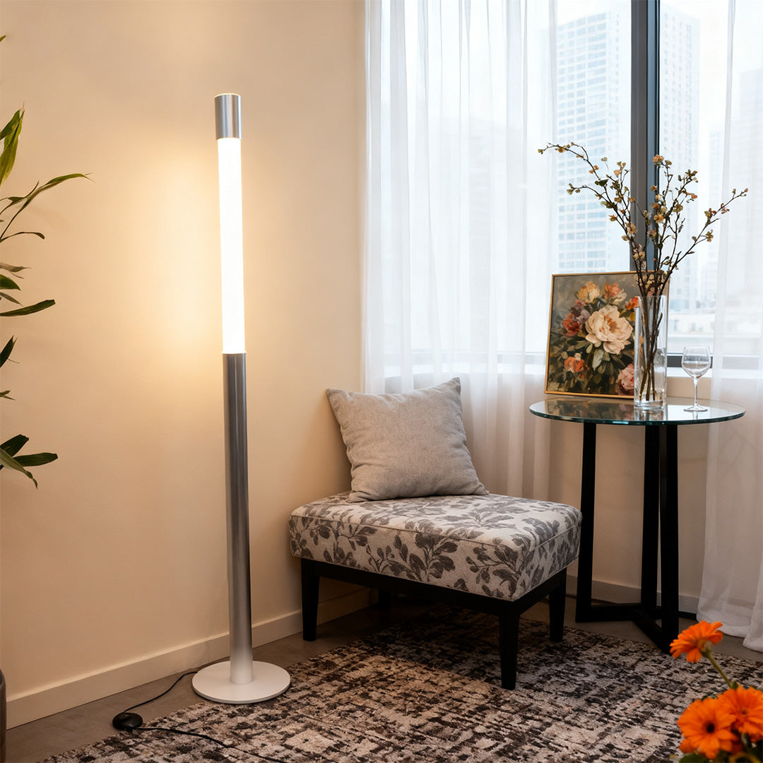 Luminara | Modern Minimalist Gray Italian Floor Lamp for Living Room 3