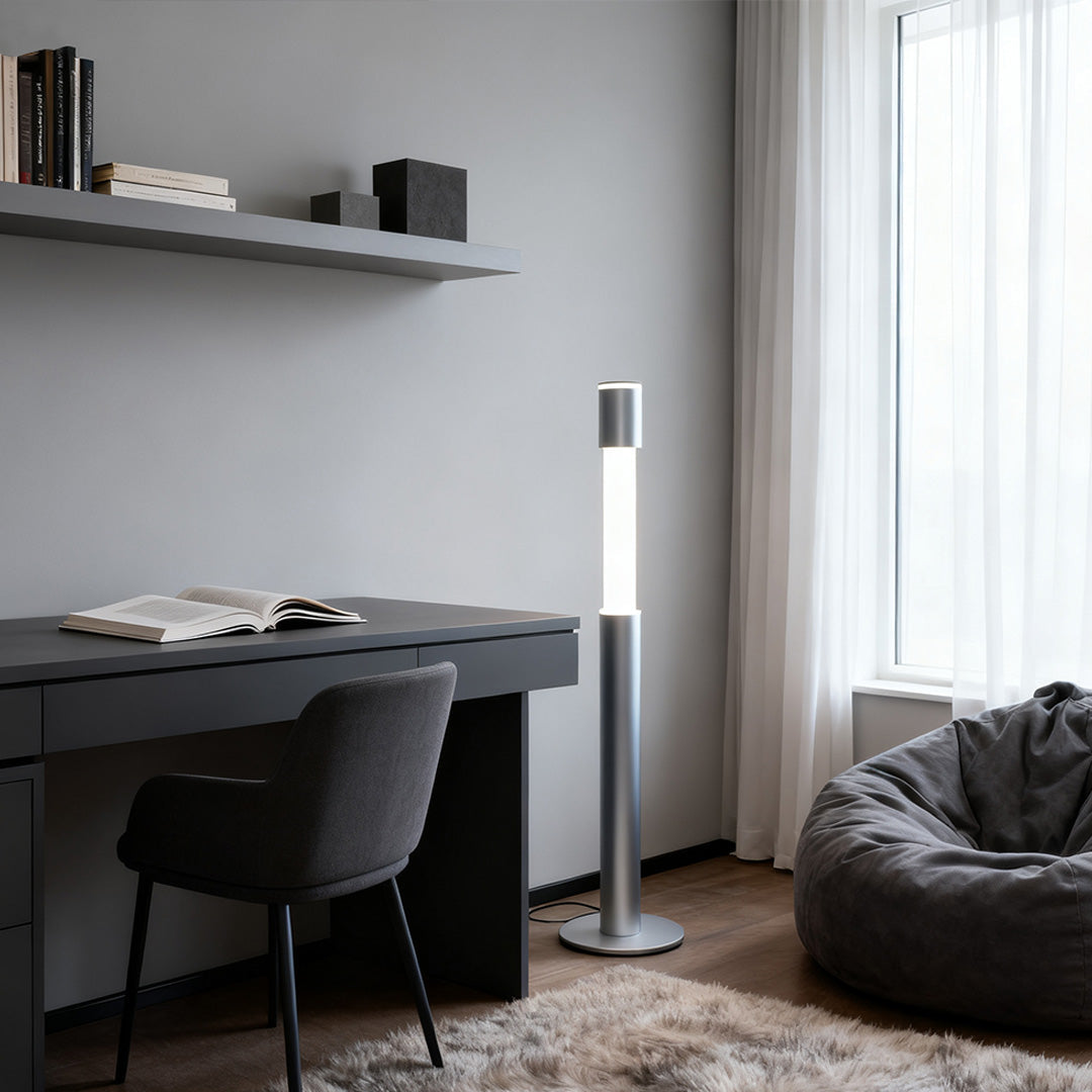 Luminara | Modern Minimalist Gray Italian Floor Lamp for Living Room 4