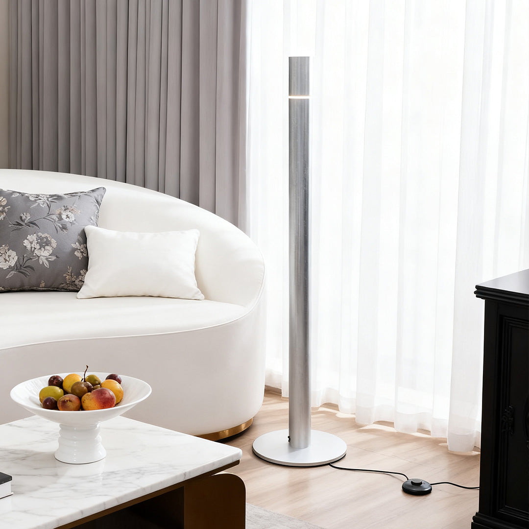 Luminara | Modern Minimalist Gray Italian Floor Lamp for Living Room 7