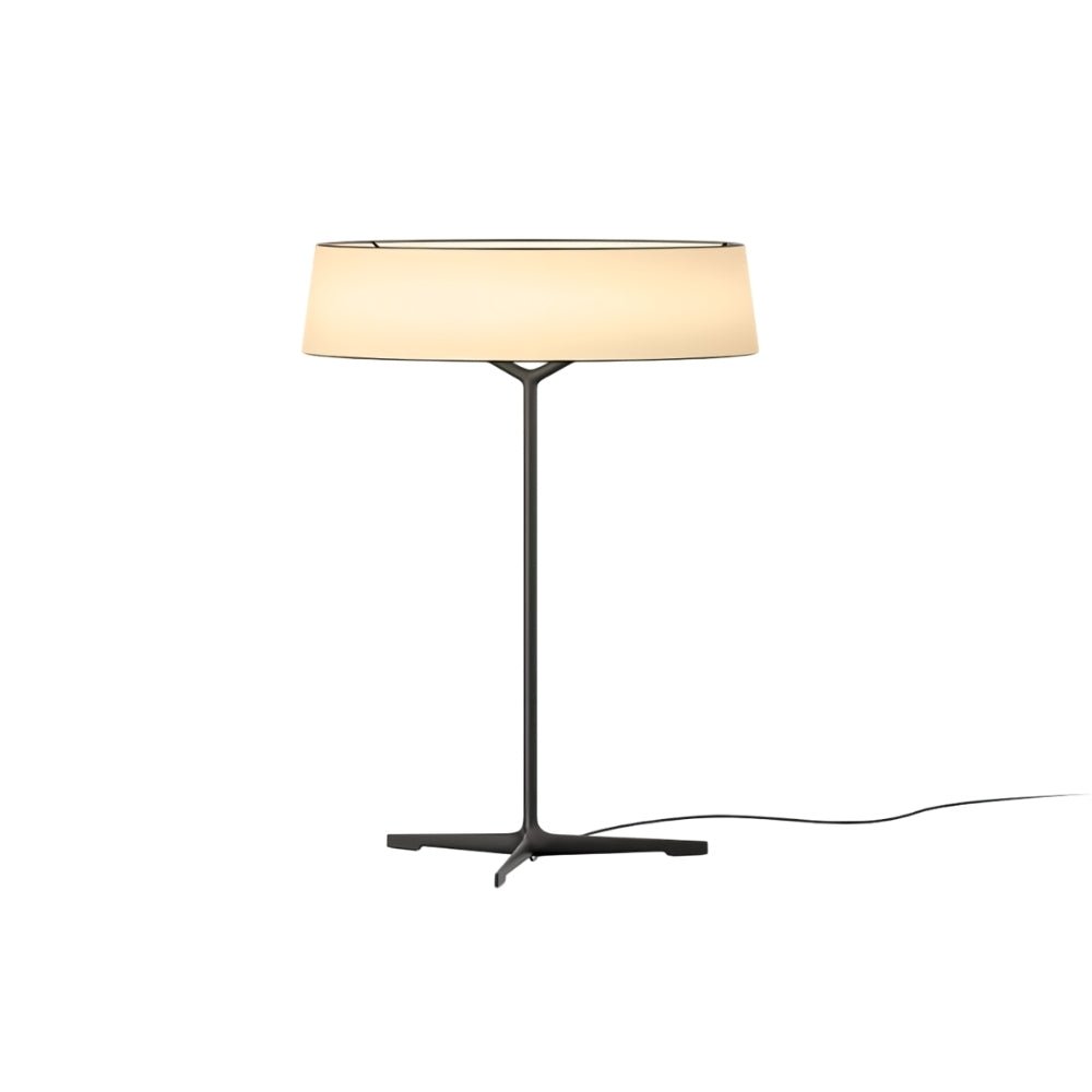 Luminara | Modern Sleek Aluminum Bedside Table Lamp with Fabric Shade 0