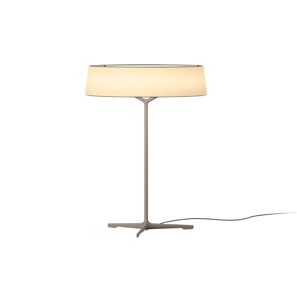 Luminara | Modern Sleek Aluminum Bedside Table Lamp with Fabric Shade 7