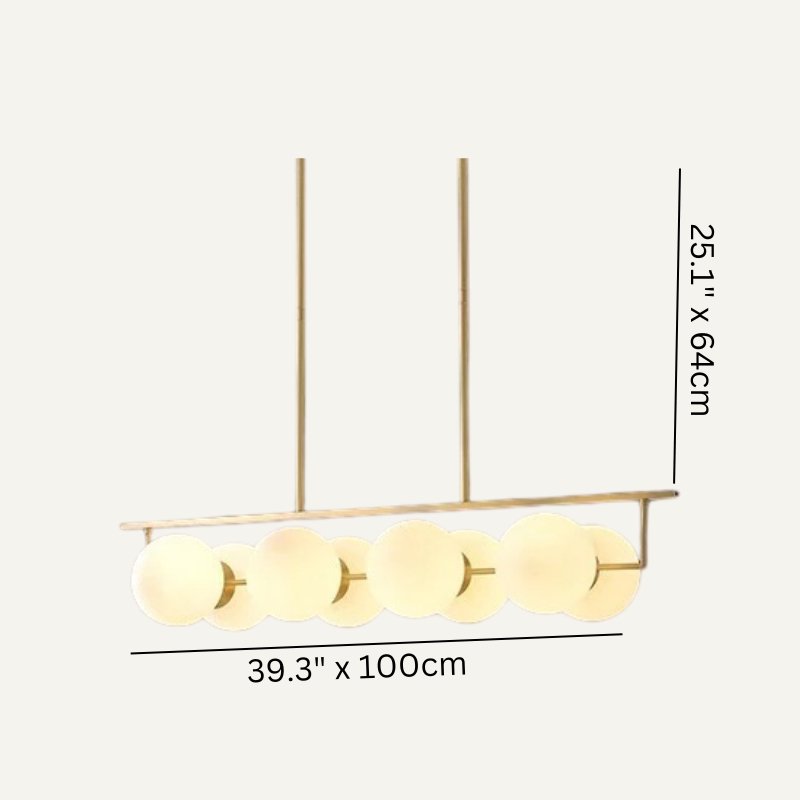 Freyza - Luminara | Sleek Modern Adjustable LED Dining Room Chandelier