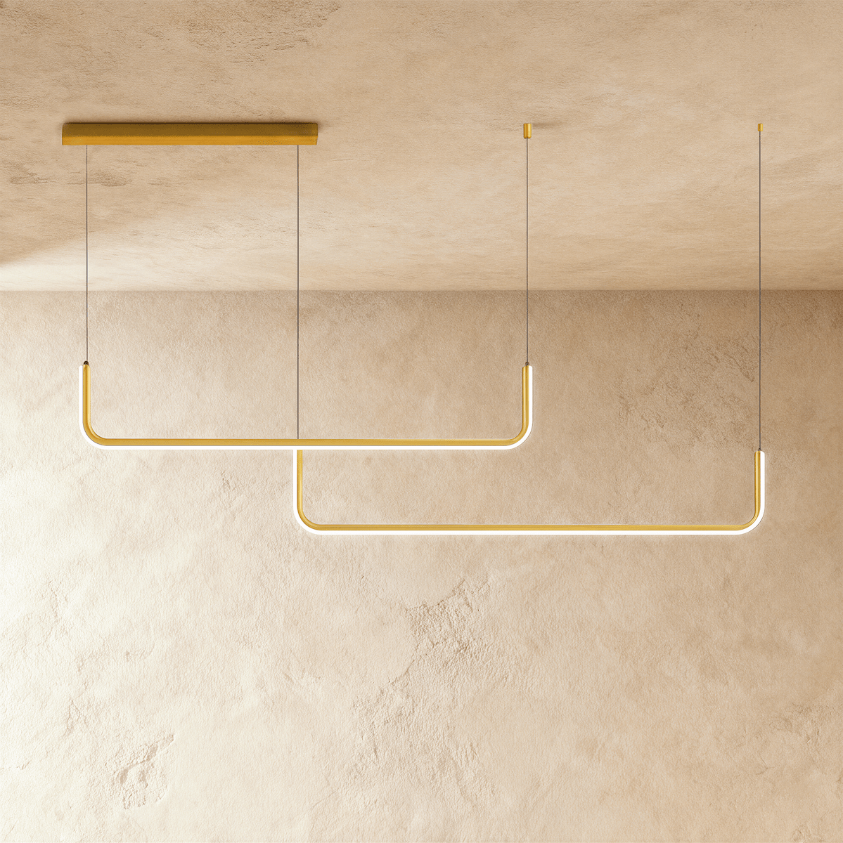 Freyza - Luminara | Sleek Modern Linear LED Dining Room Chandelier Light