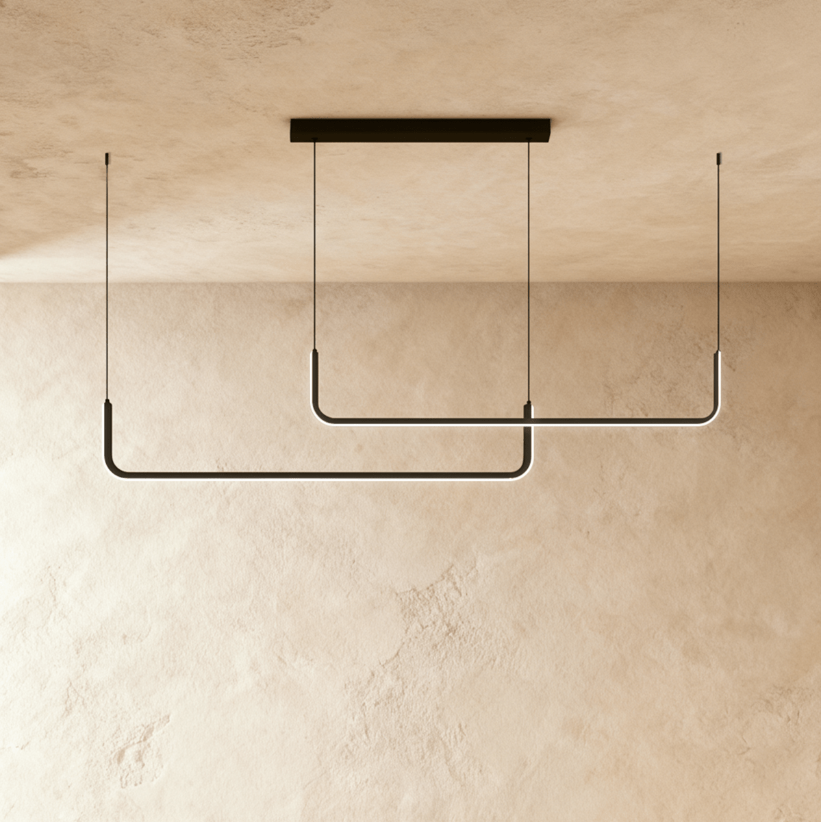 Freyza - Luminara | Sleek Modern Linear LED Dining Room Chandelier Light