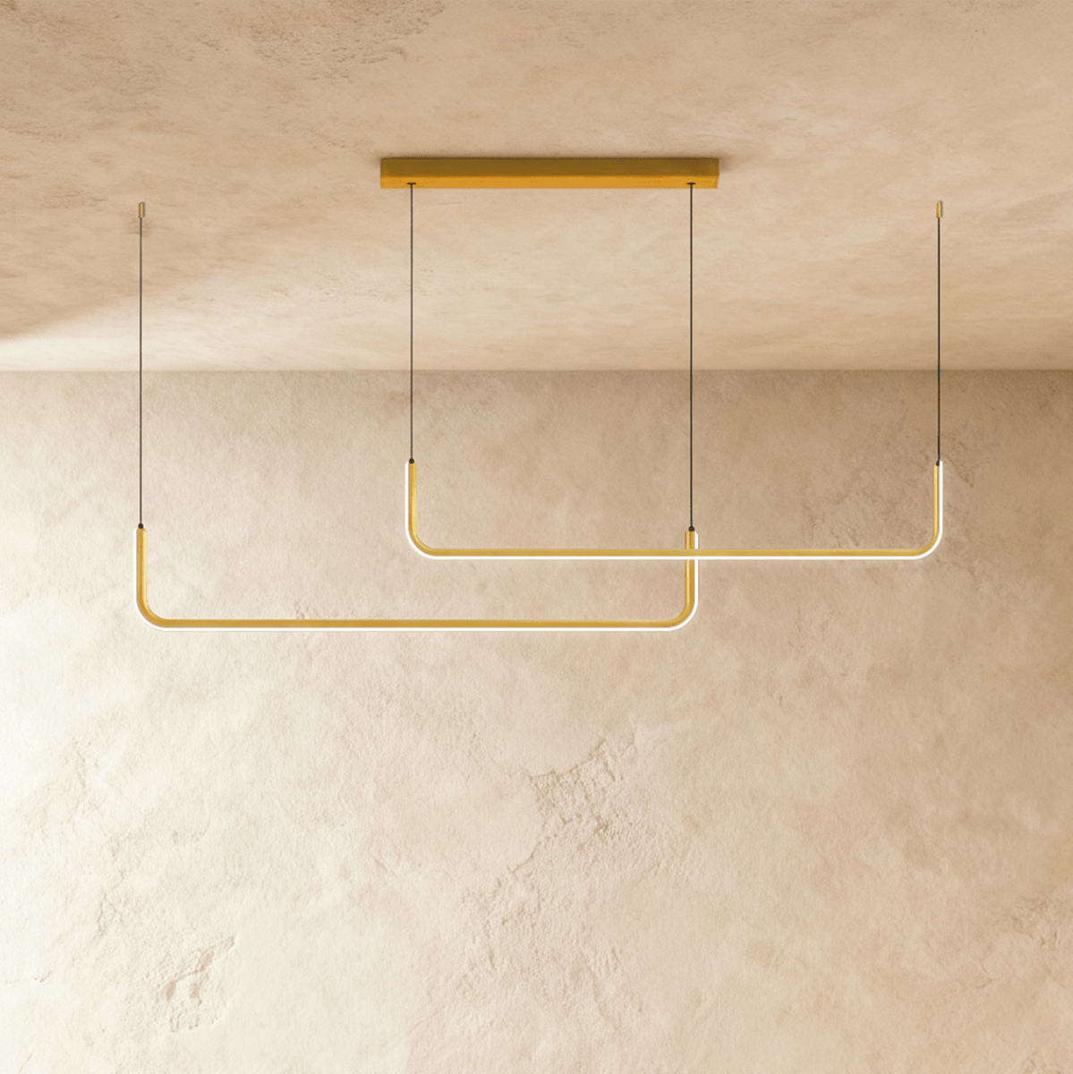 Freyza - Luminara | Sleek Modern Linear LED Dining Room Chandelier Light
