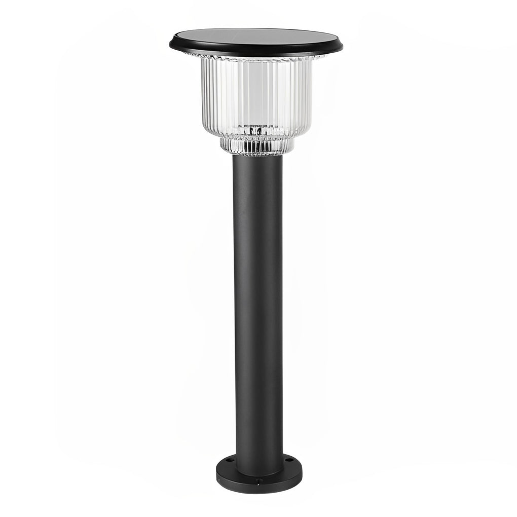 Luminara | Sleek Modern Matte Black Solar LED Pathway Lights 5
