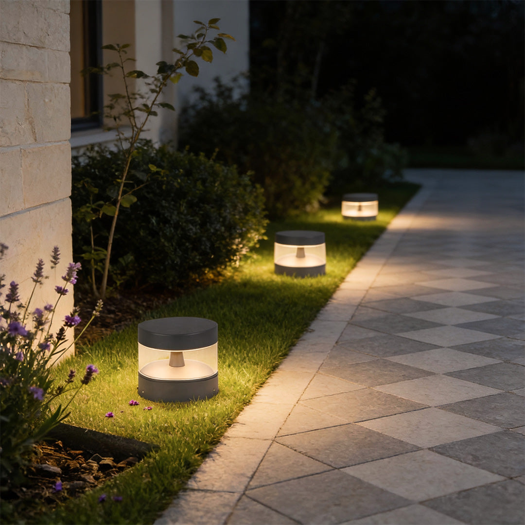 Luminara | Sleek Modern Outdoor Pathway Bollard Light Fixture 6