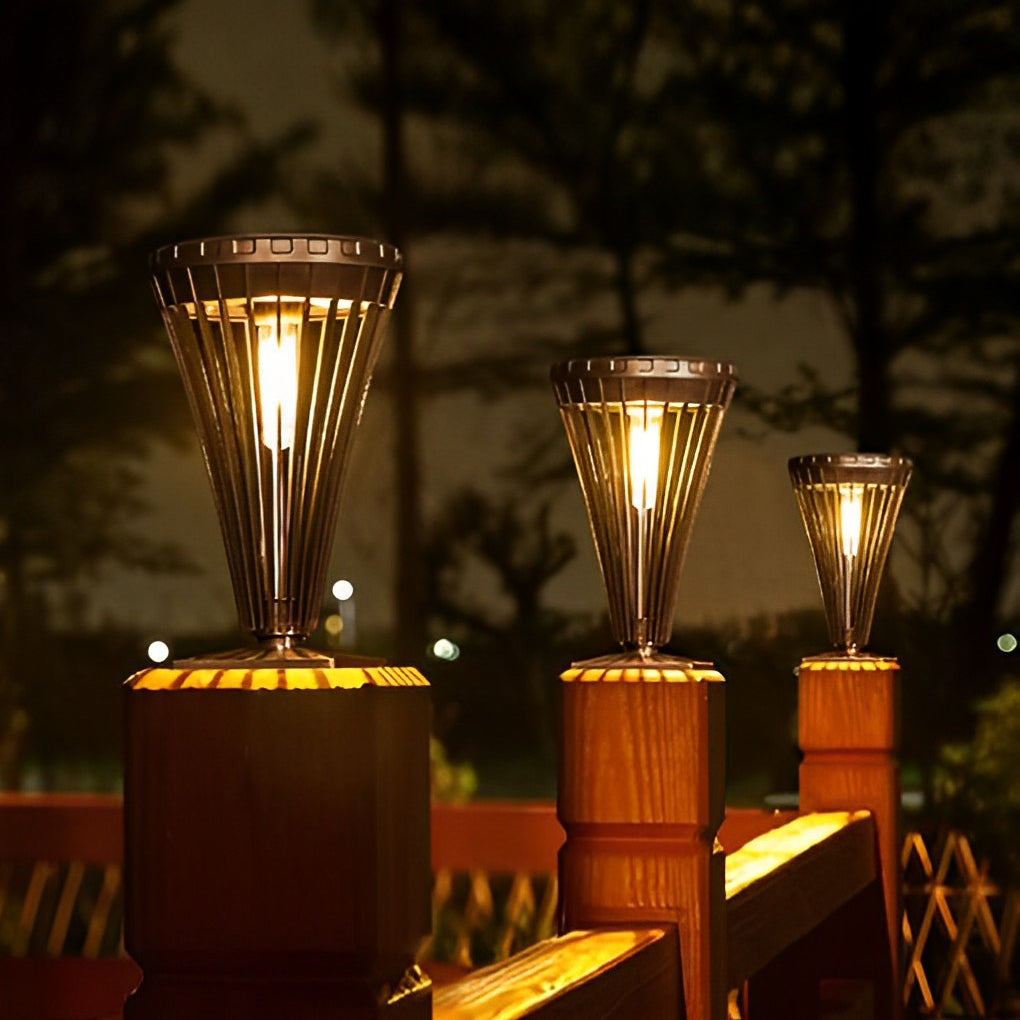 Luminara | Sleek Modern Solar Pathway Lights for Outdoor Garden Illumination 2