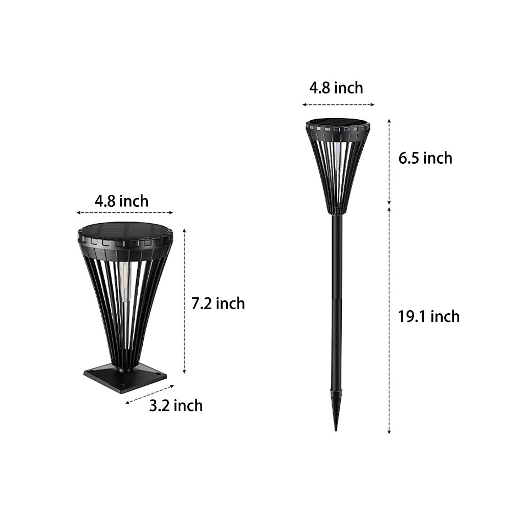 Luminara | Sleek Modern Solar Pathway Lights for Outdoor Garden Illumination 4