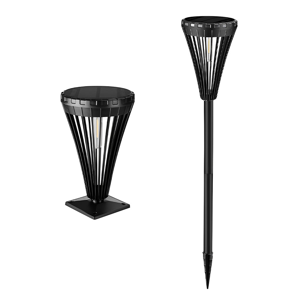 Luminara | Sleek Modern Solar Pathway Lights for Outdoor Garden Illumination 5