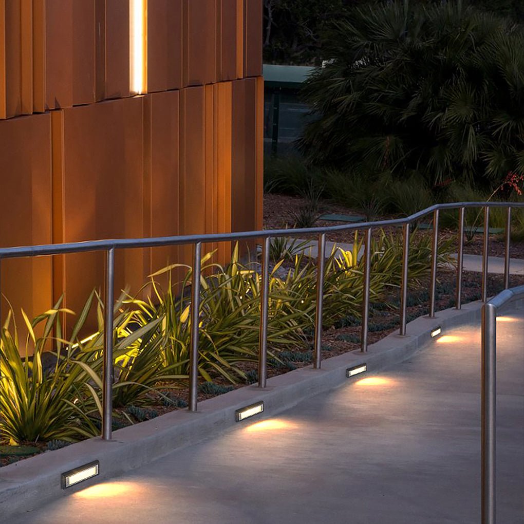 Luminara | Sleek Waterproof LED Embedded Ground Step Lights 0