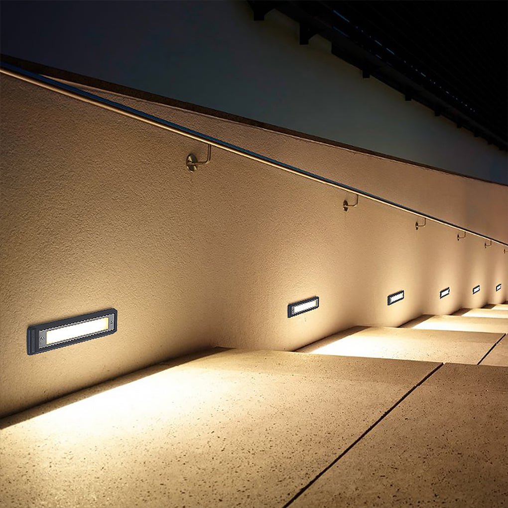 Luminara | Sleek Waterproof LED Embedded Ground Step Lights 4