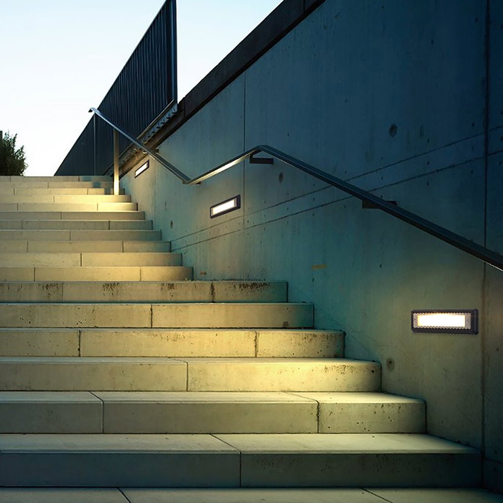 Luminara | Sleek Waterproof LED Embedded Ground Step Lights 5