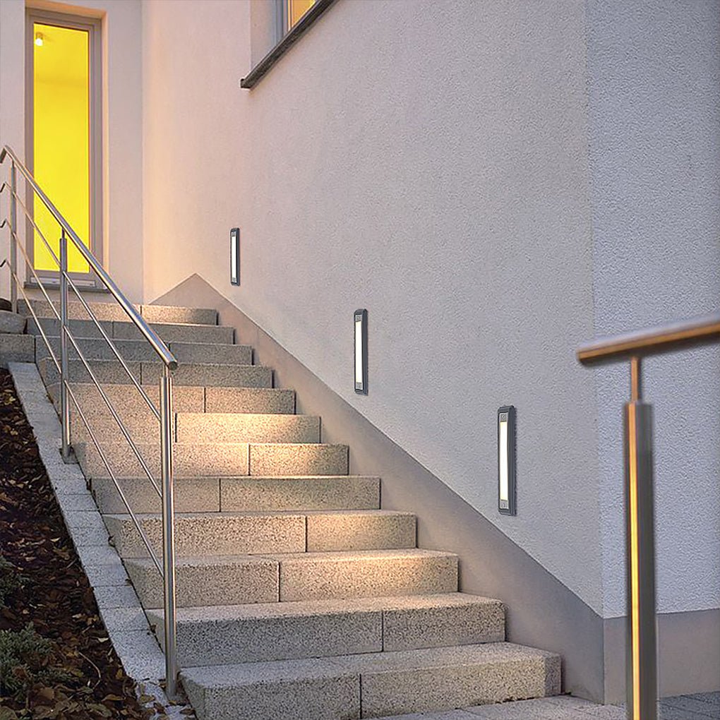Luminara | Sleek Waterproof LED Embedded Ground Step Lights 6