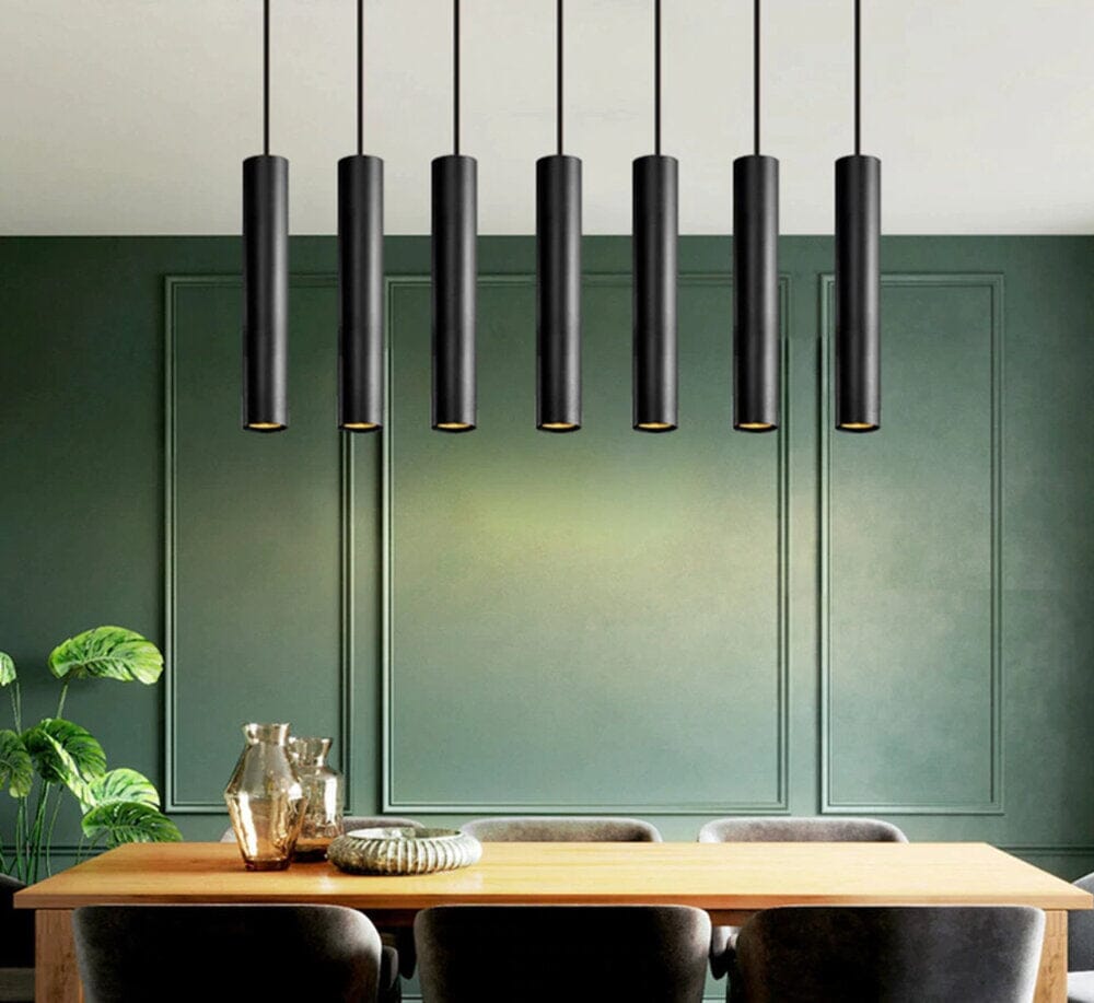 Freyza - Luminara | Stylish Black Pendant Light for Kitchen Island Lighting