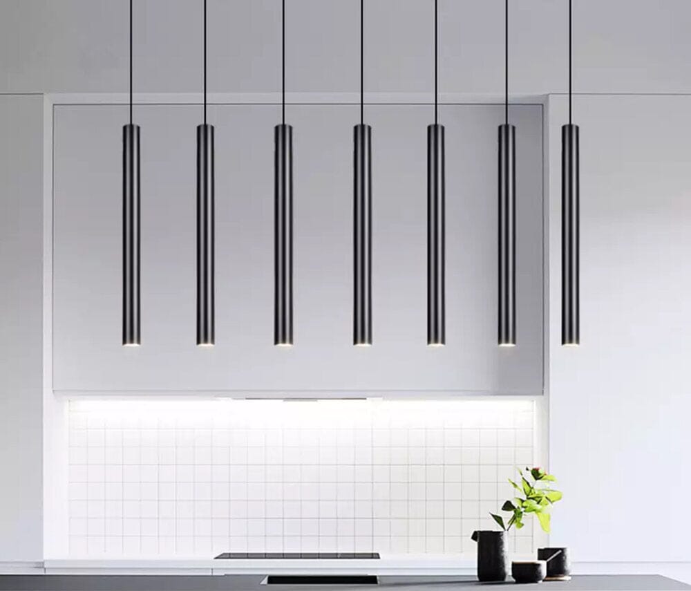 Freyza - Luminara | Stylish Black Pendant Light for Kitchen Island Lighting