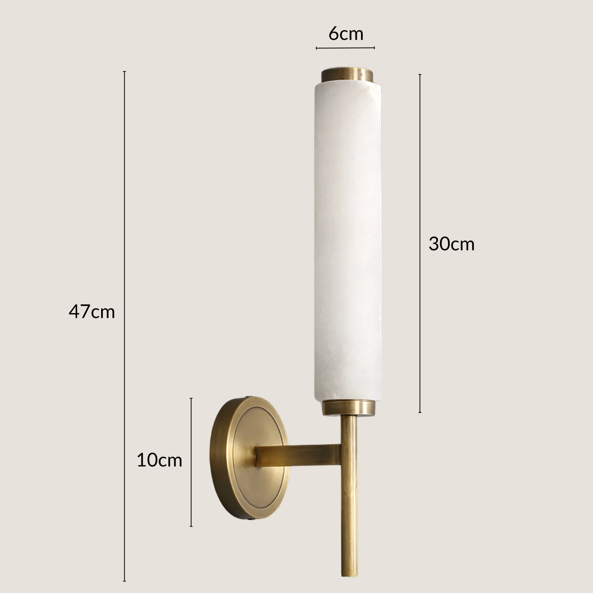 Luminara | Stylish Minimalist Brass Wall Light Sconce for Elegant Spaces 0