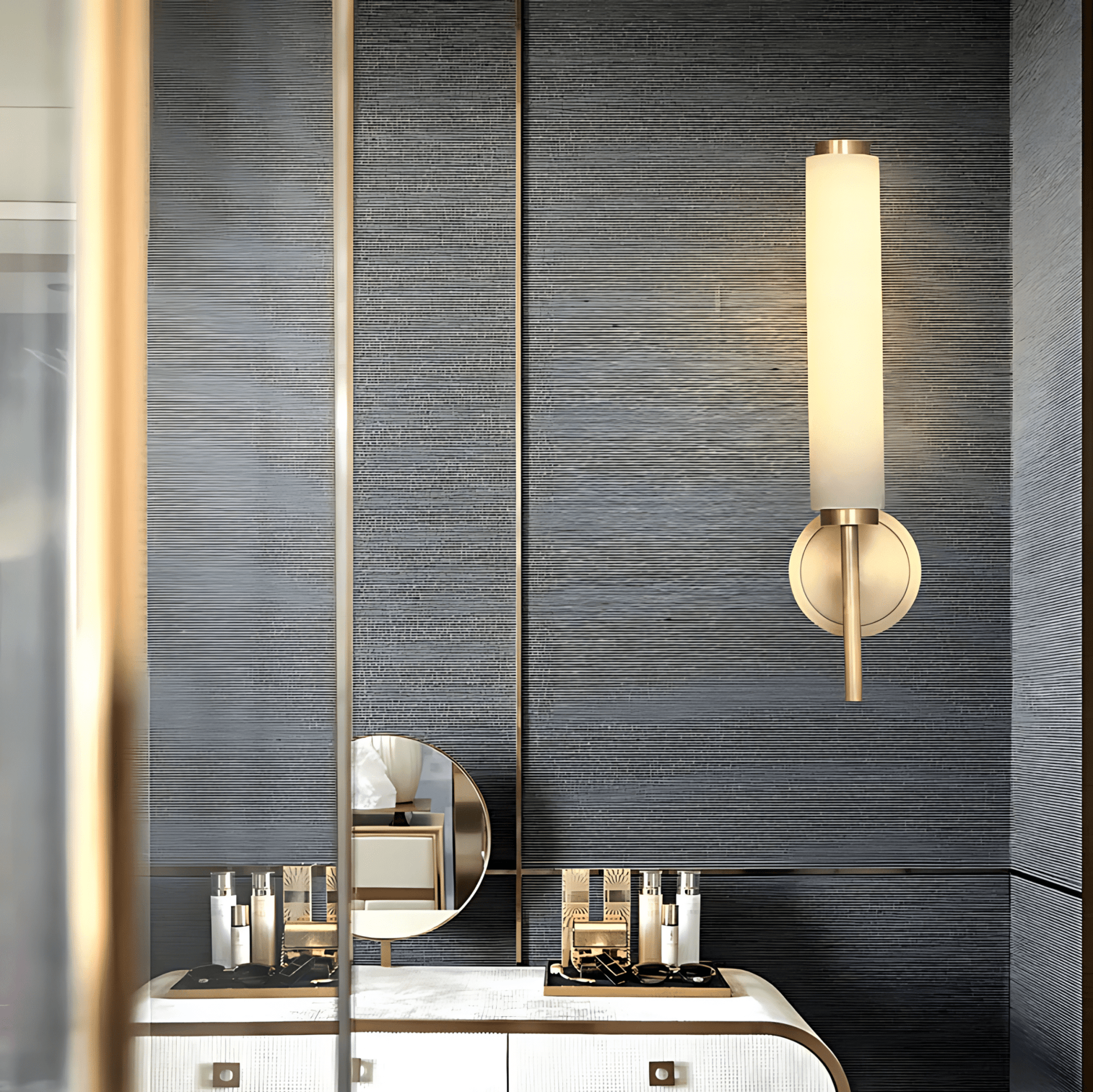 Luminara | Stylish Minimalist Brass Wall Light Sconce for Elegant Spaces 7