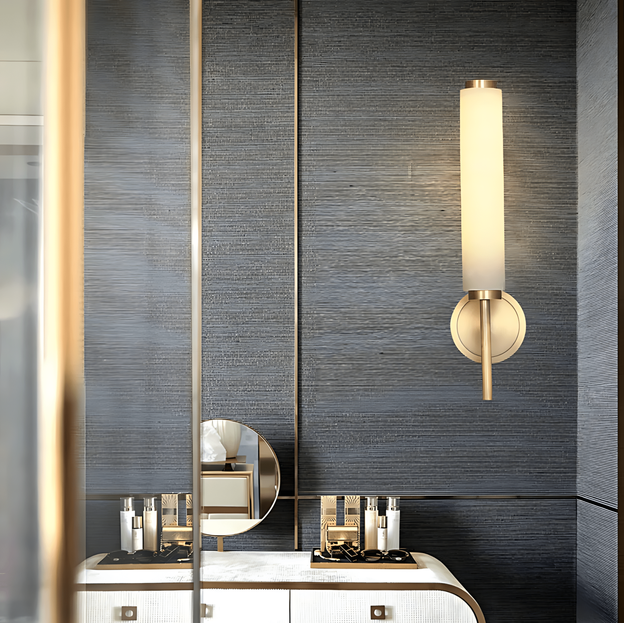 Luminara | Stylish Minimalist Brass Wall Light Sconce for Elegant Spaces 7
