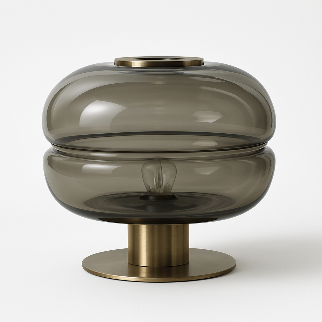 Luminara | Stylish Minimalist Glass Table Lamp for Bedroom & Living Room 0