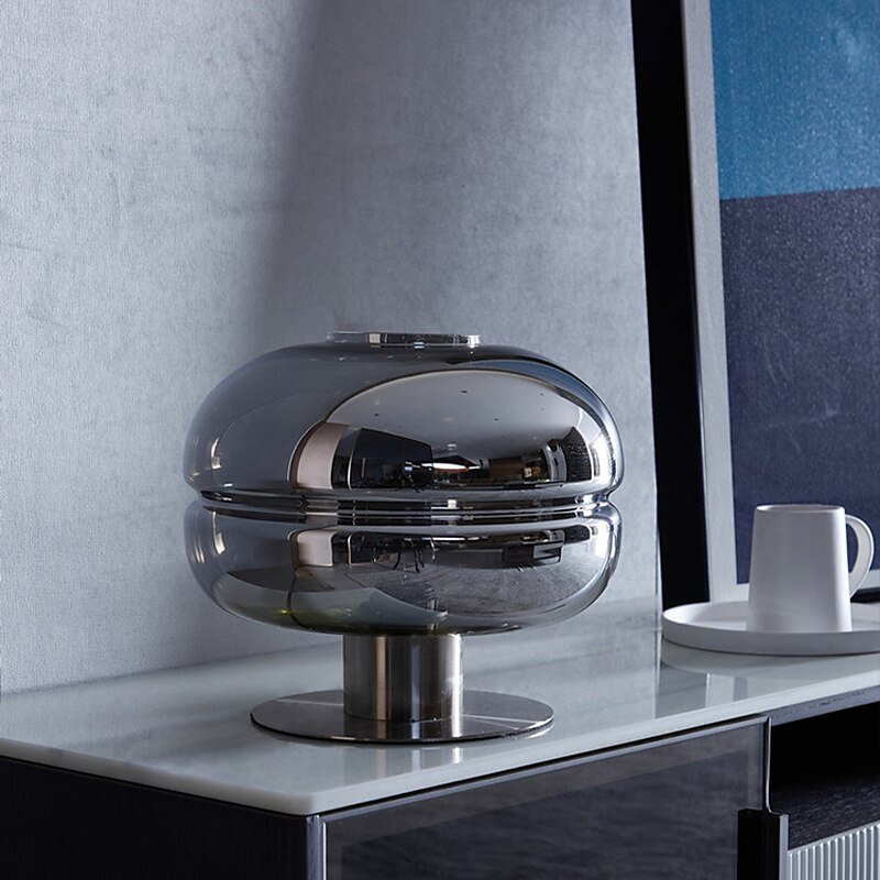Luminara | Stylish Minimalist Glass Table Lamp for Bedroom & Living Room 2
