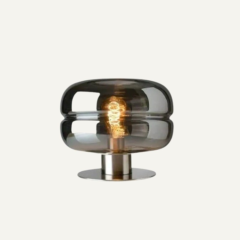 Luminara | Stylish Minimalist Glass Table Lamp for Bedroom & Living Room 6