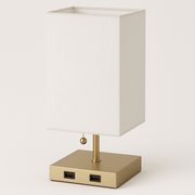 Luminara | Stylish Minimalist USB Table Lamp with Vintage Touch 1